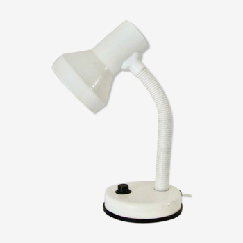 Lampe de bureau vintage blanche