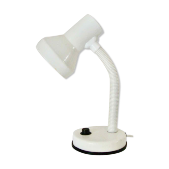 Lampe de bureau vintage blanche