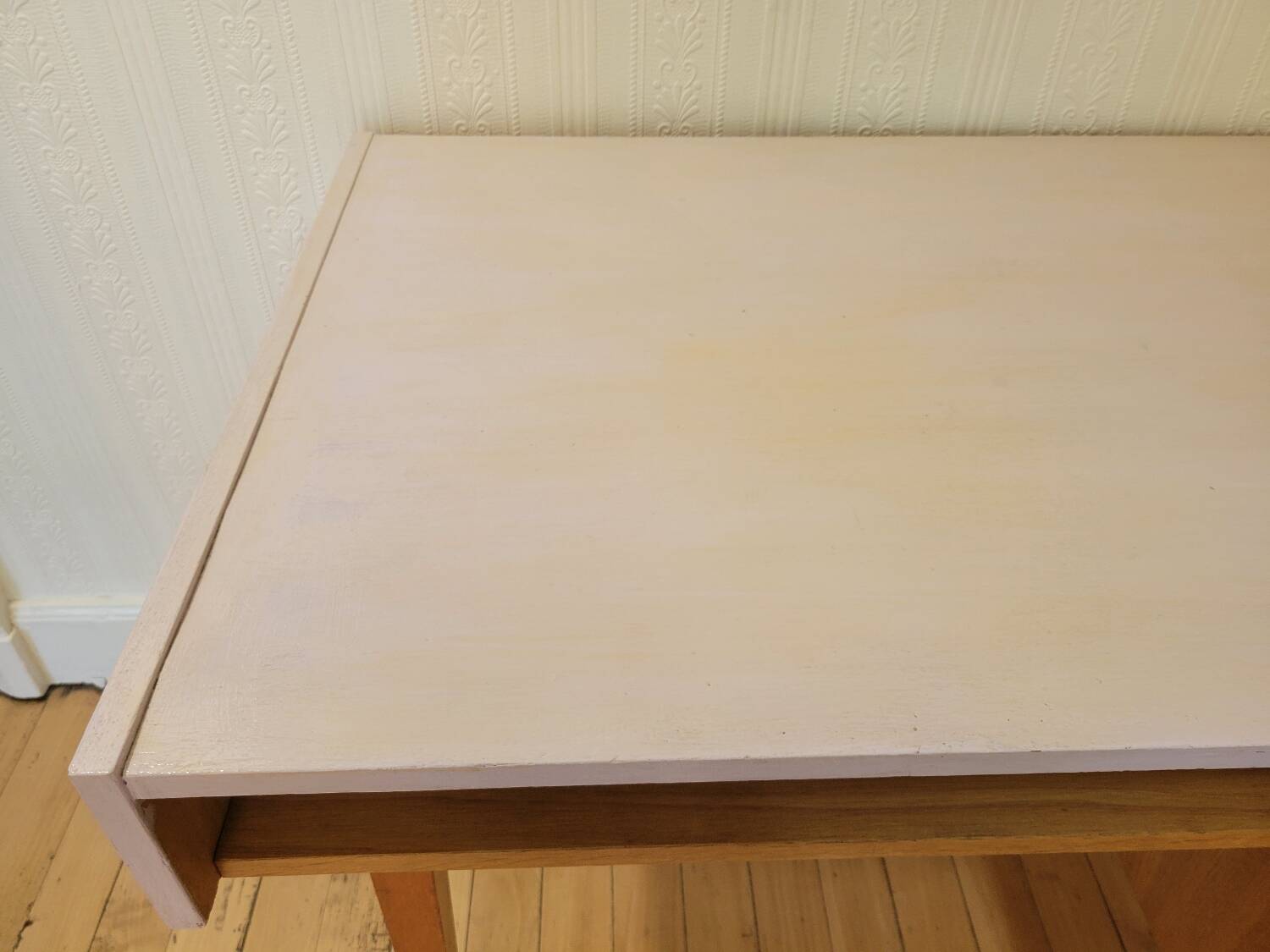 Desk with compass legs circa 1970