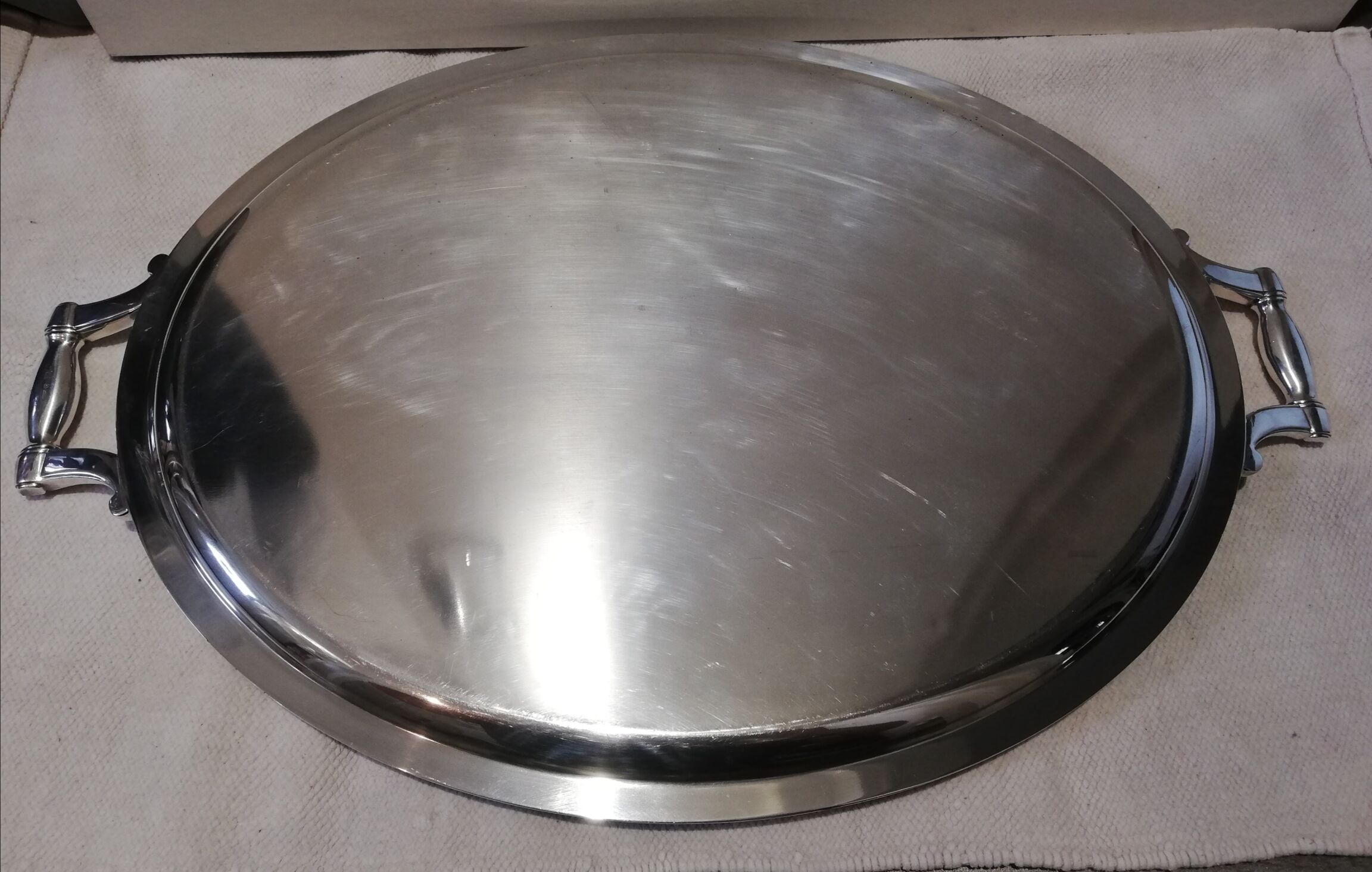 Gallia Silver Metal Christofle Plateau
