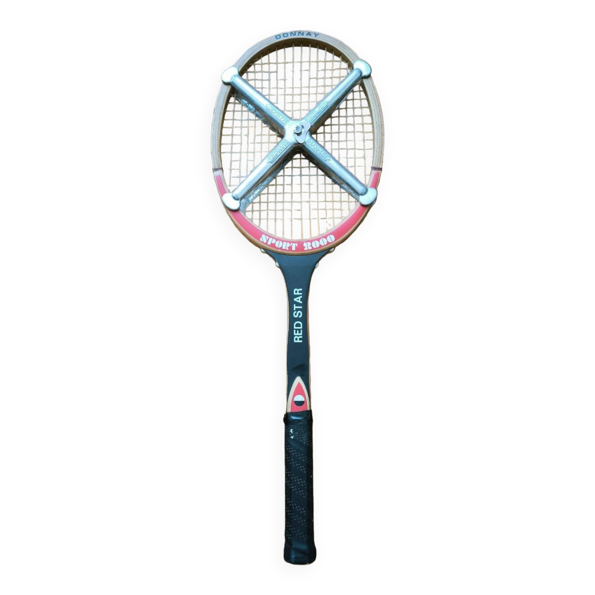 Raquette vintage bois Donnay sport 2000 red star
