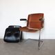 Fauteuil Martin Stoll - Giroflex - cuir noir
