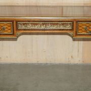 Bureau Plat Restauré Louis XVI Orné d'Ormolu Fin XIXe Siècle