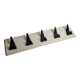 Black and white wall coat rack, space age, 60s