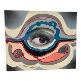 Signed abstract painting from 1992