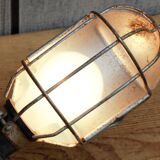 Old industrial lamp walking lighting
