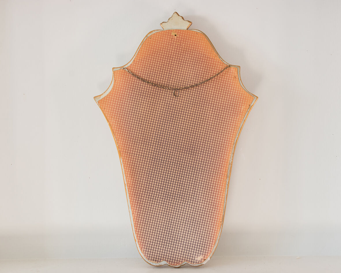 Golden mirror 68x43 cm