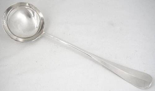 Christofle Baguette Fidélio antique 12 place settings + ladle, 25 pieces silver-plated metal