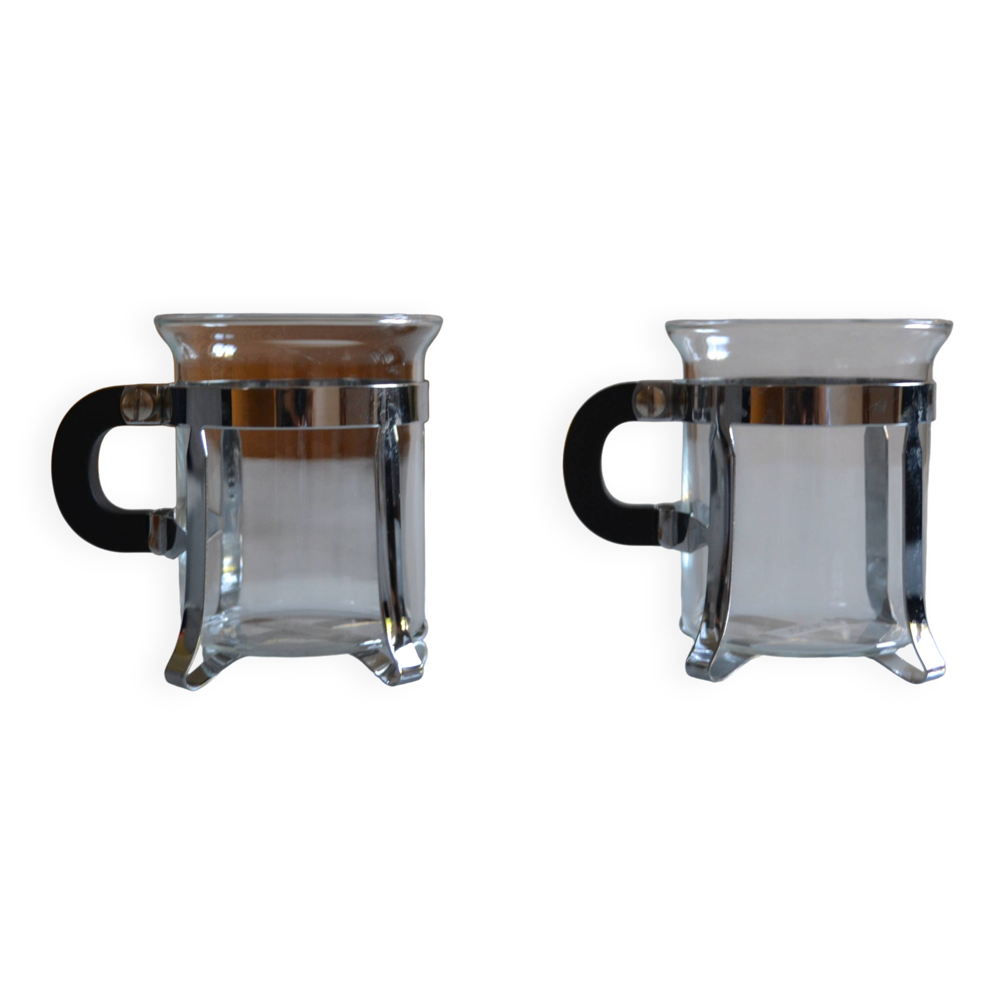 pair of Bodum Chambord bistro style cups 6 oz / 18 ml