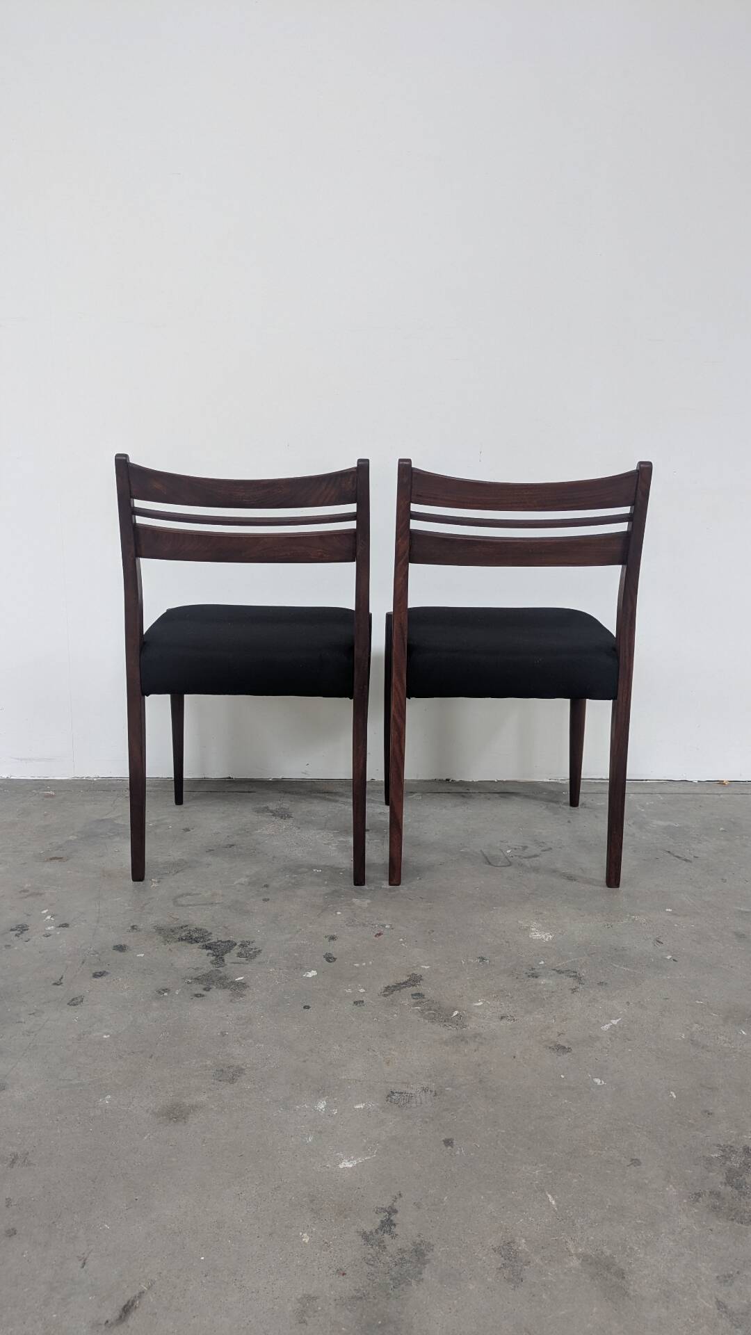 6 chaises vintage design scandinave