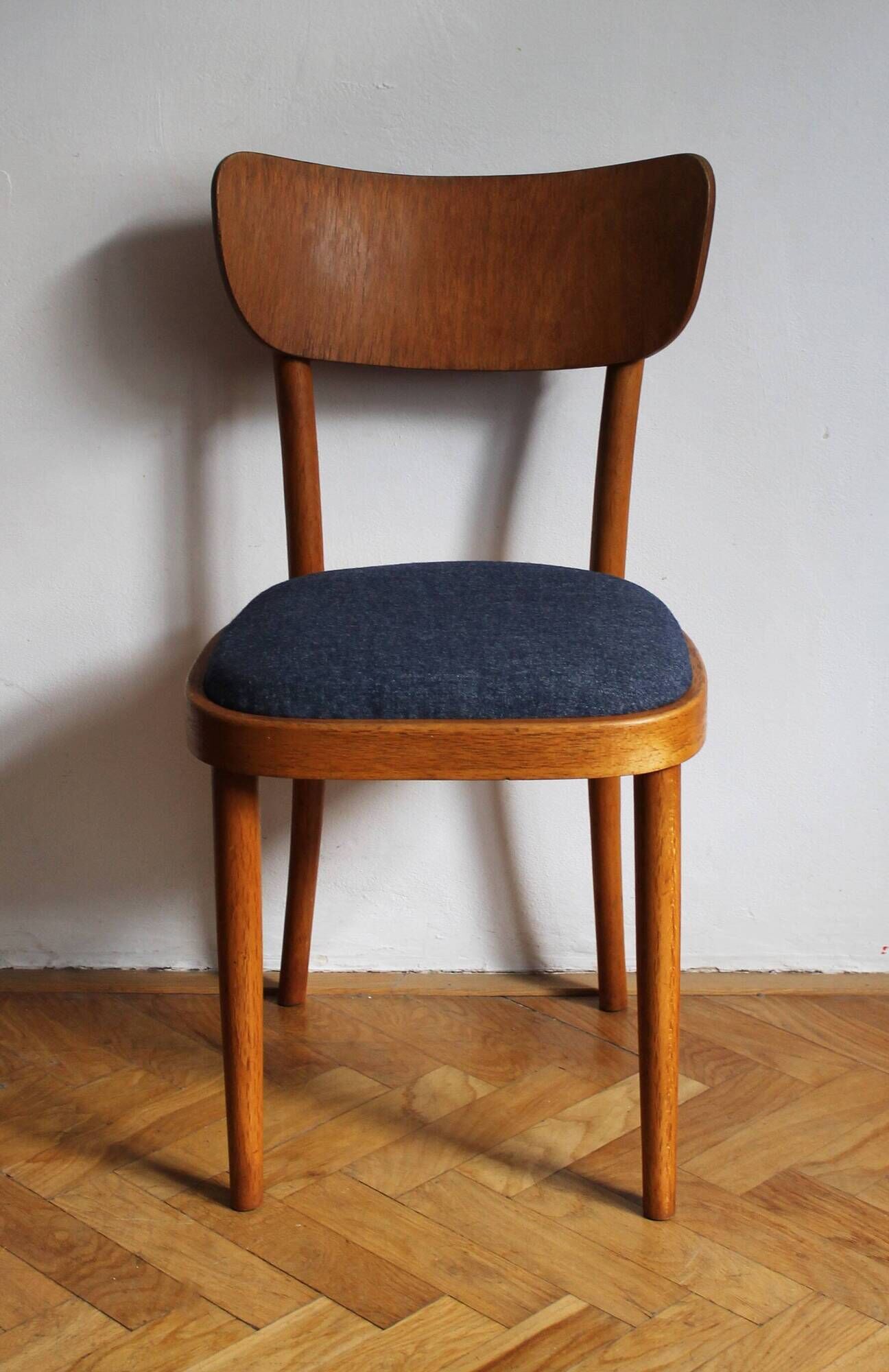 Czechoslovak chair in beech by UP Rousínov, 1960s