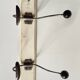 ANTIQUE SCHOOL COAT RACK White Wood