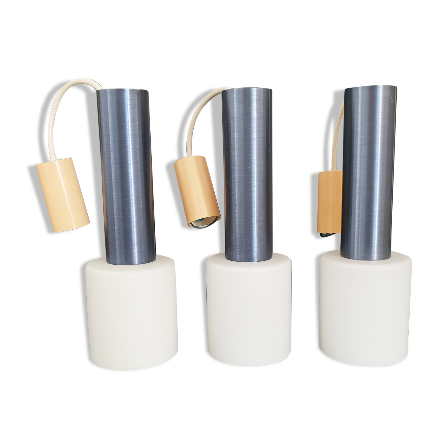 Suite of 3 vintage Lita suspensions 1960