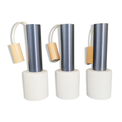 Suite de 3 suspensions Lita 1960 vintage