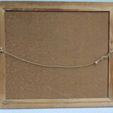 Mid Century Swedish Harbour Boat Oil Painting - 'Sunset Harbour'