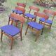 Mid century set of 6 teak dining chairs by Farstrup, Denmark 1960s