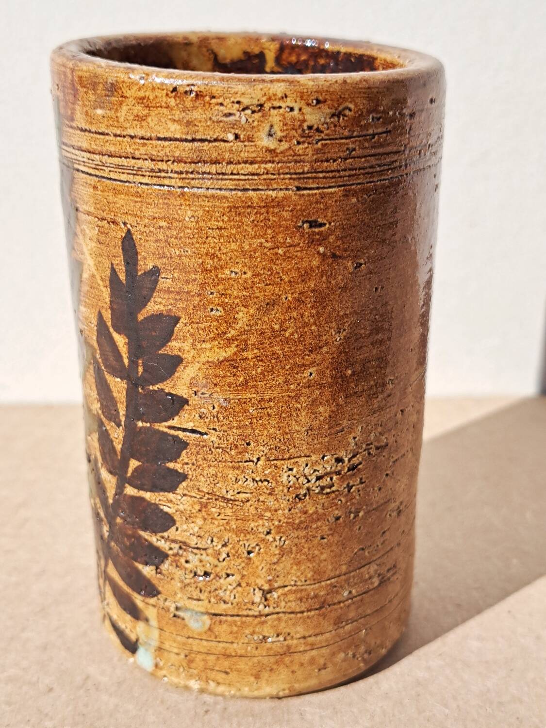 Vase vintage signé Le Trident Vallauris