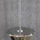Lustre Bauhaus chromé des années 1930 par Anyz, Tchécoslovaquie