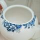 Antique teapot in ironstone pottery