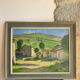 Old table landscape signed Franc Bal (1876-1960)