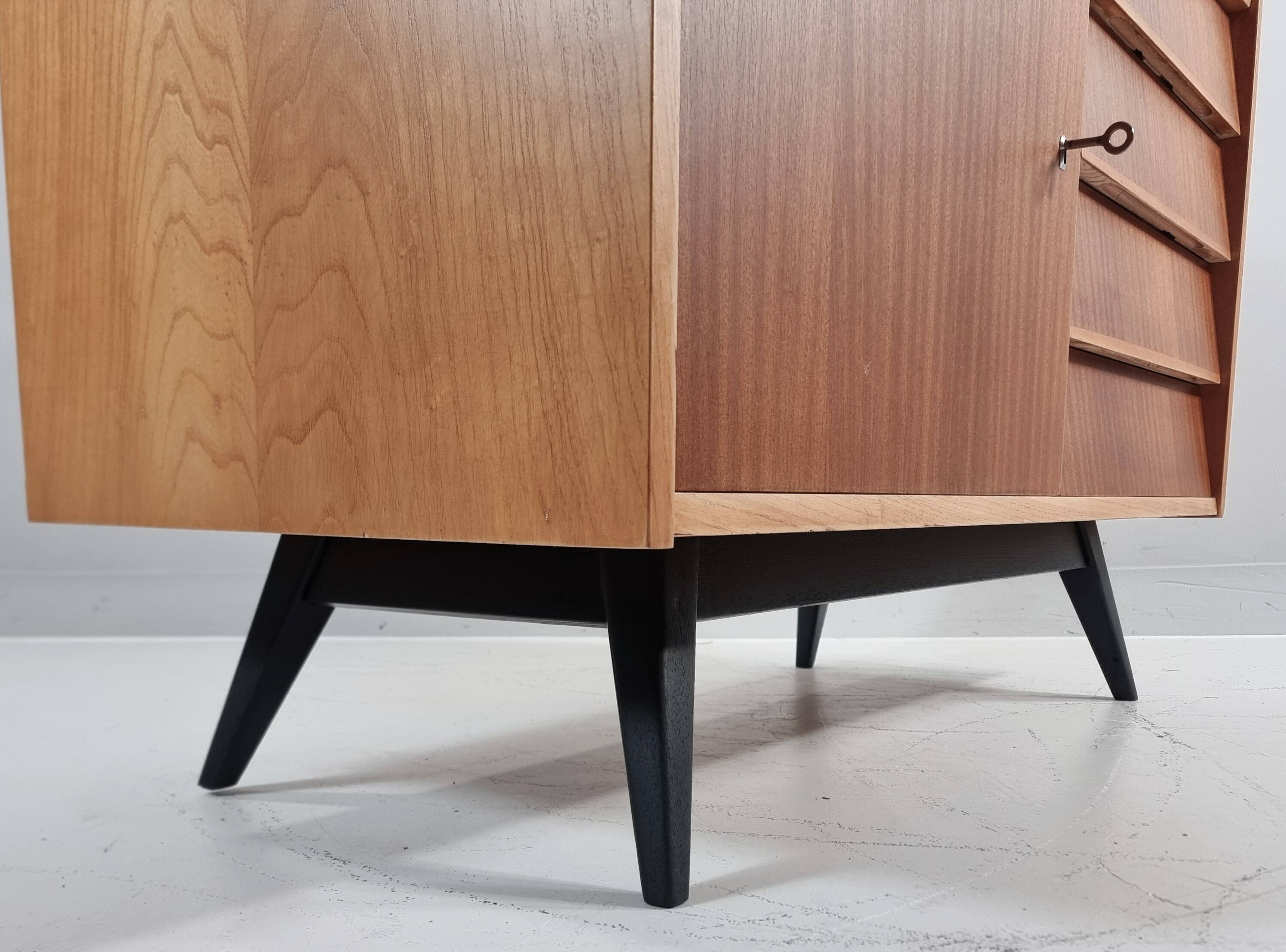 Vintage commode in ash, 1970s