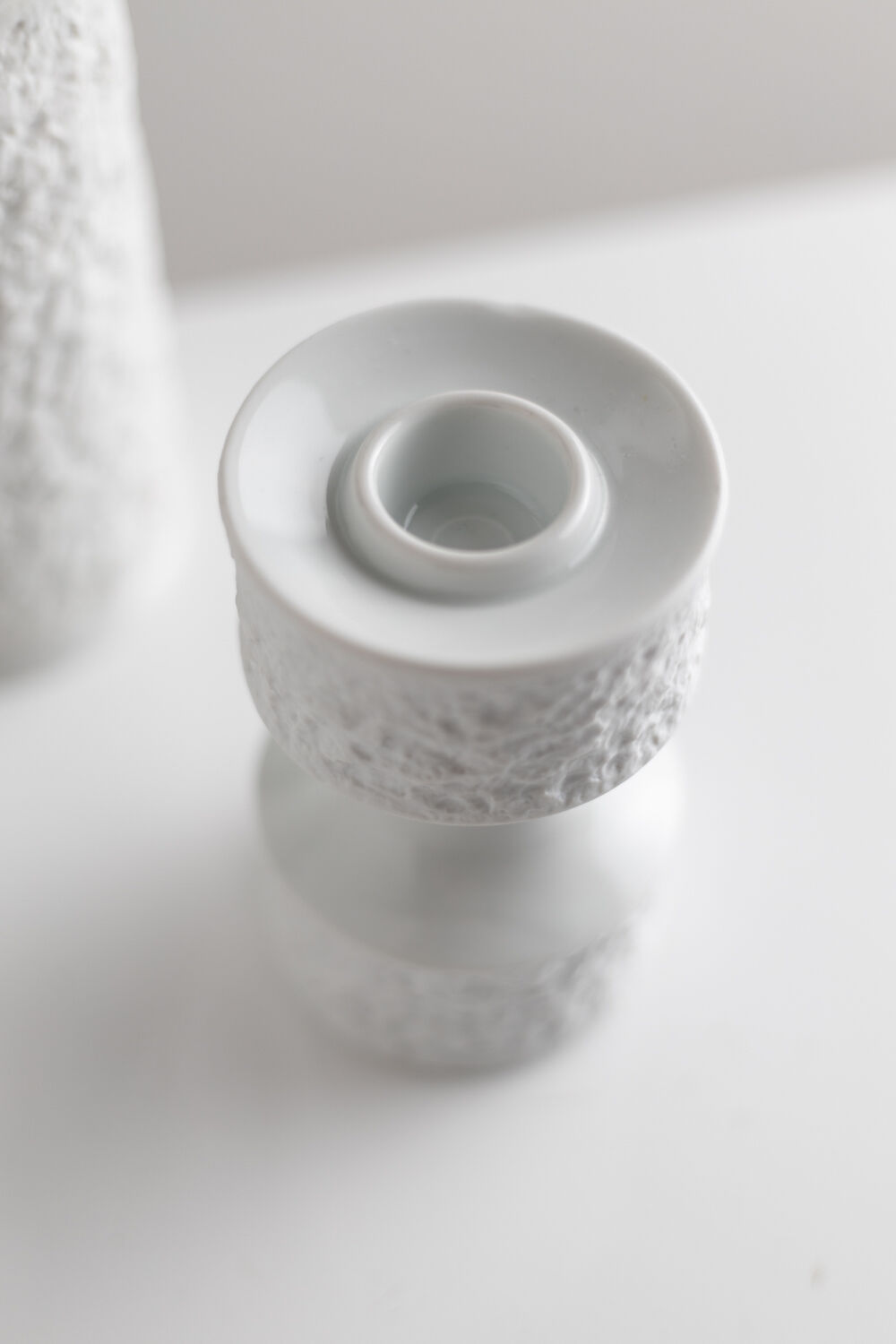 KPM West Germany Mid-Century Modern White China Set