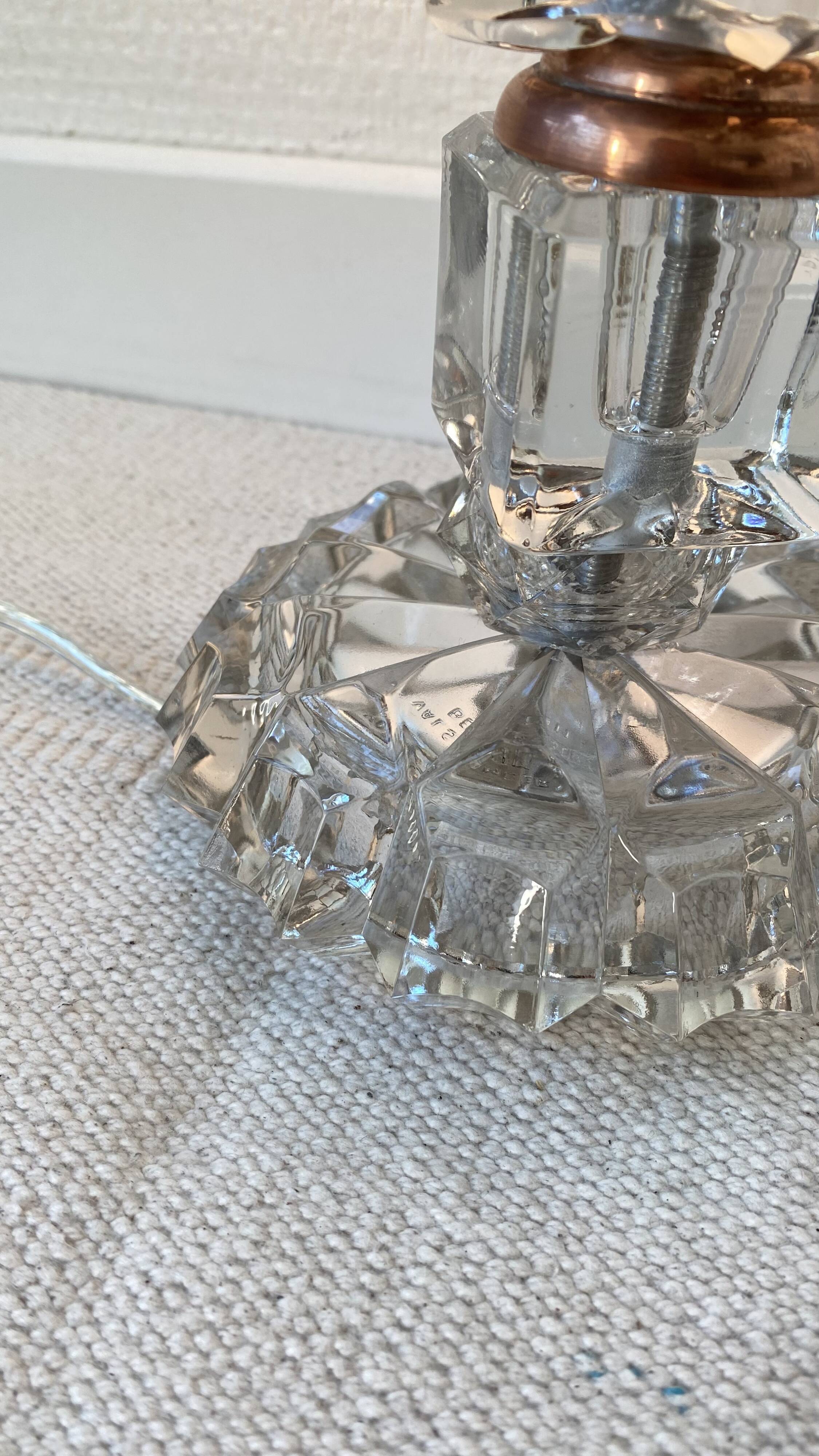 Lampe val St Lambert art déco
