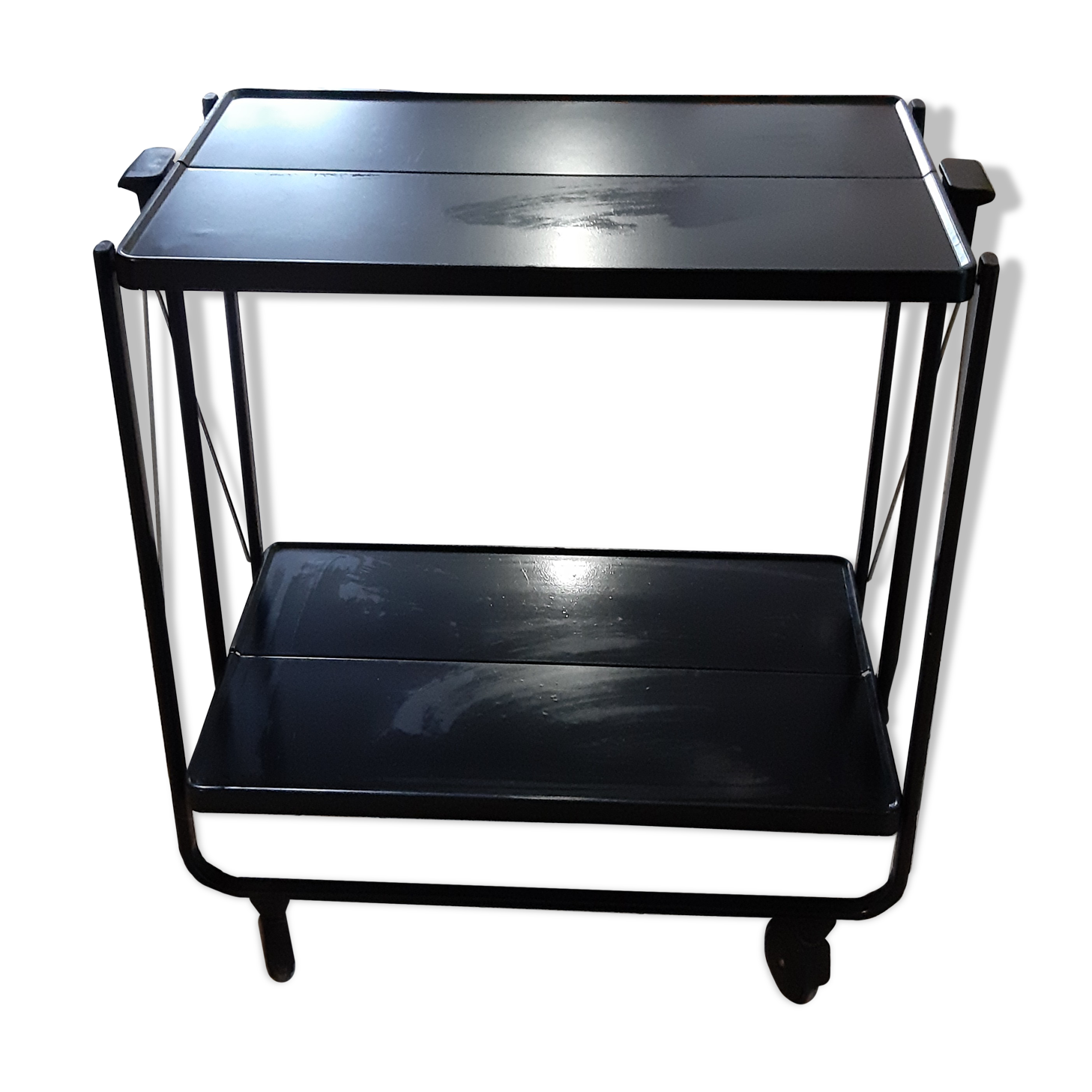 Vintage rolling and folding service