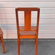 Pair of antique carved oak chairs – Art Nouveau style