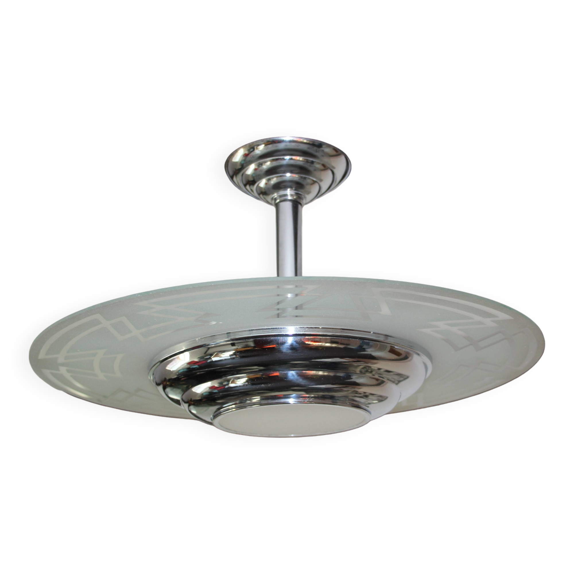 Art Deco ceiling chandelier