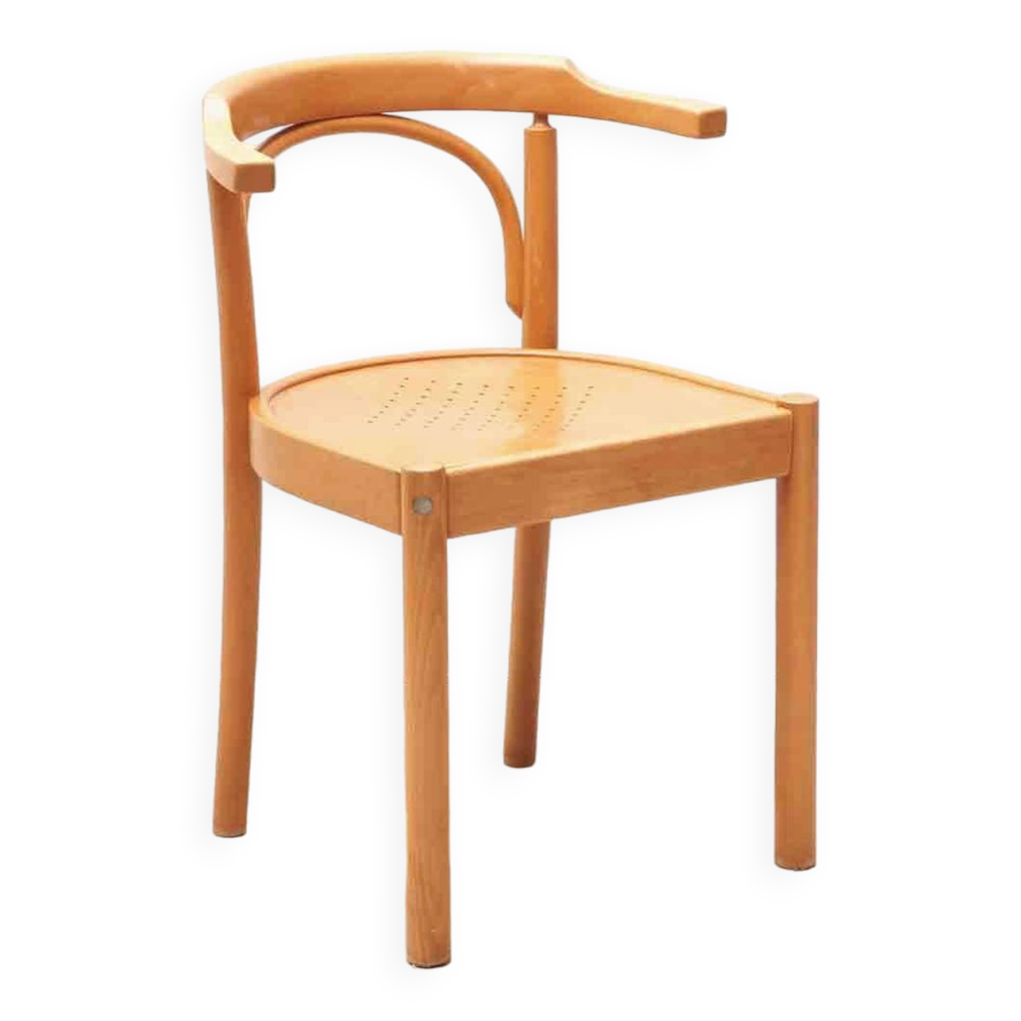 Vintage bistro chair in beech stain