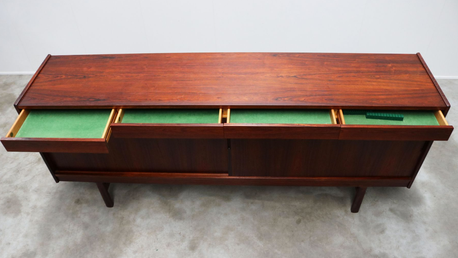 Westnofa Norway 1950s rosewood credence