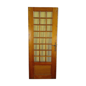 porte vitrée en chêne