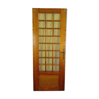 Solid oak glass door