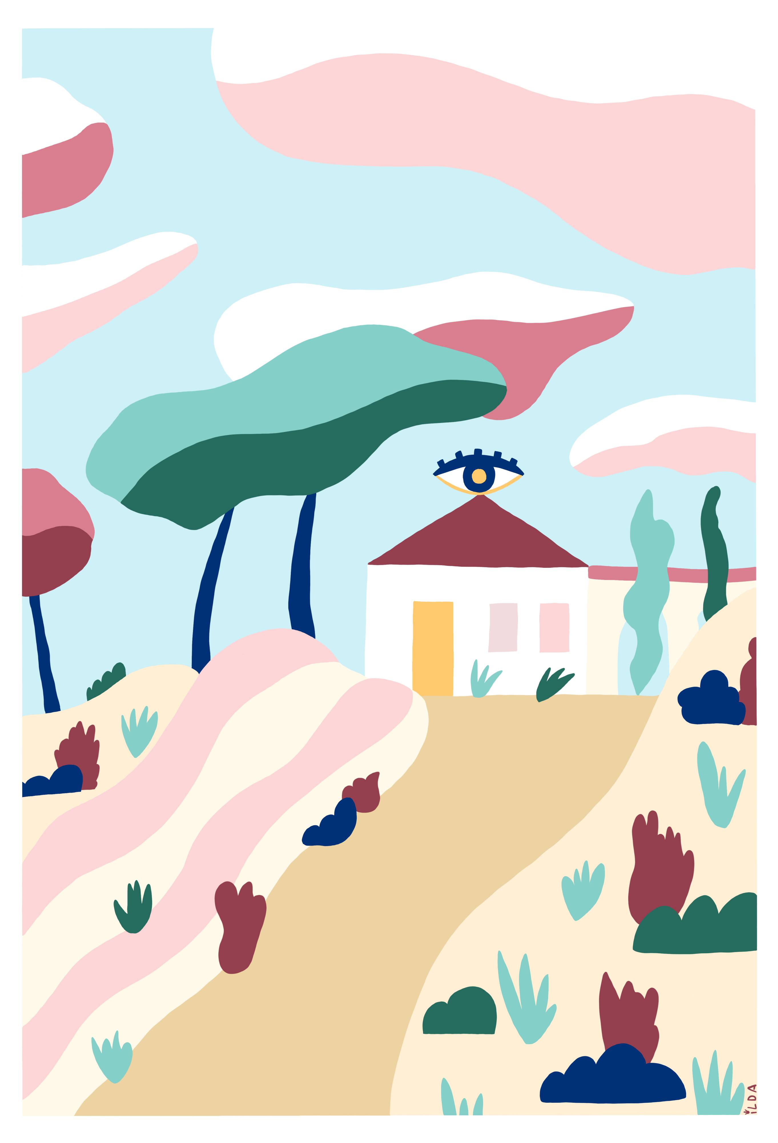 Sweet dream - a4 art print