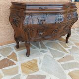 Vintage Louis XV style tomb chest of drawers