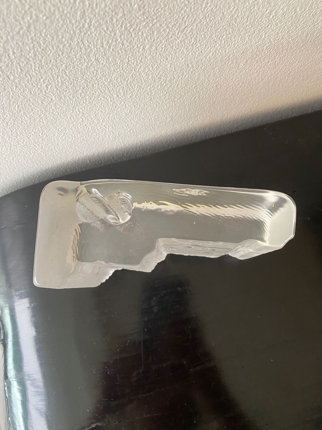 Vase Soliflore Vintage 80 frosted glass