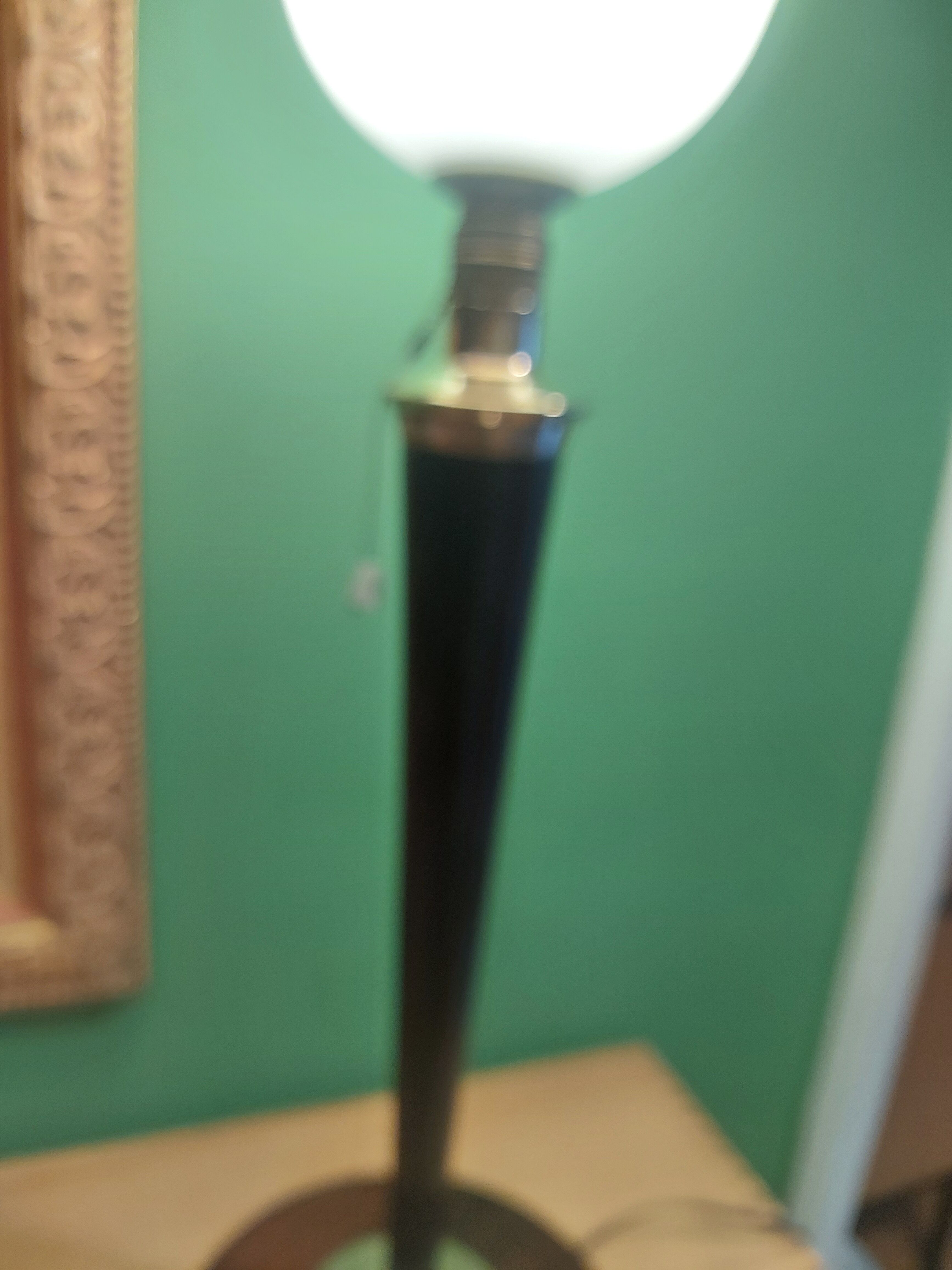 Lampe avec opaline Mazda