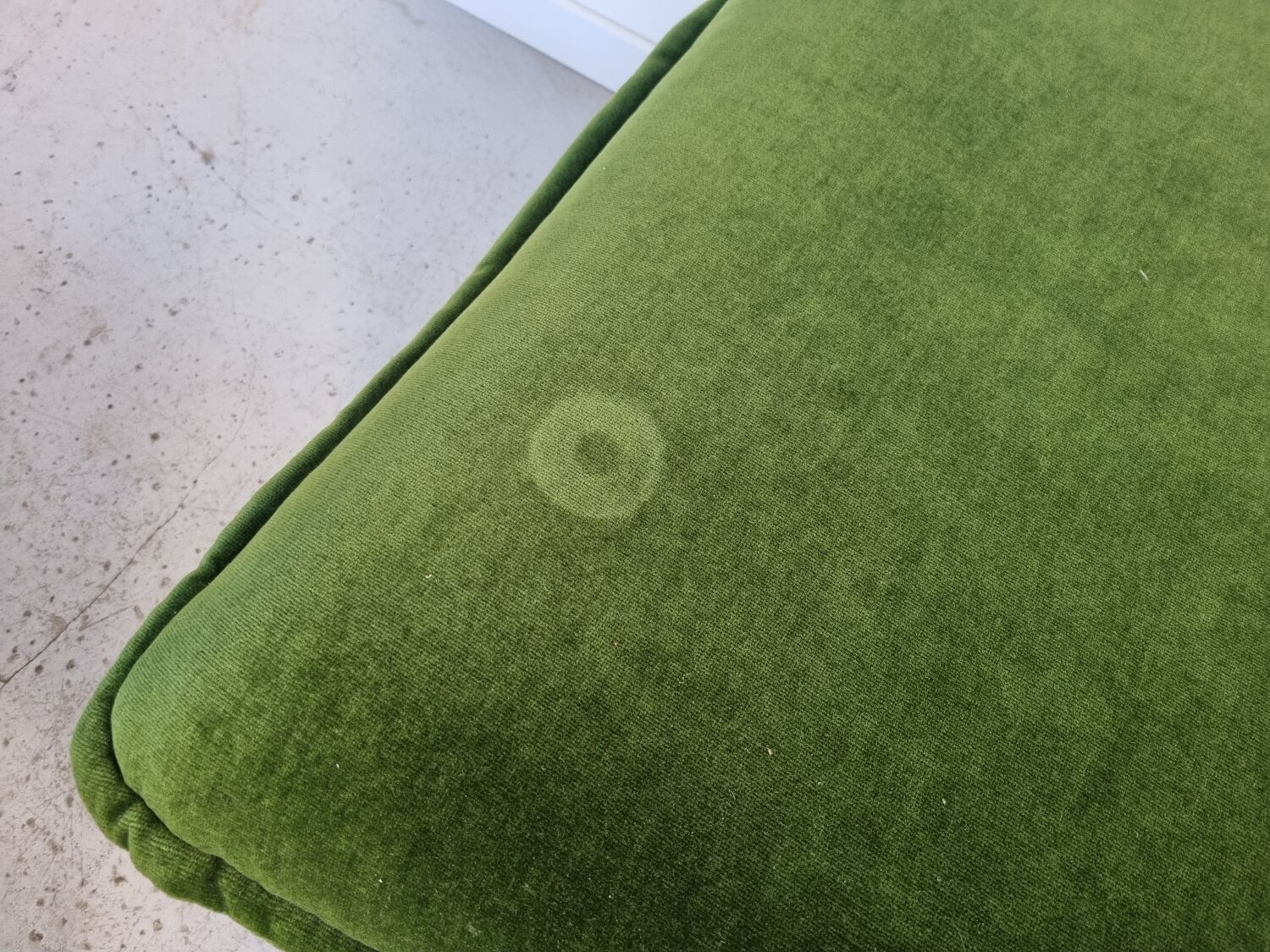 Pair of modular armchairs with ottoman, 70s