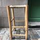 Tabouret haut bois et corde