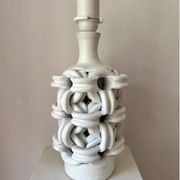 Lampe en céramique de poterie danoise, années 1960