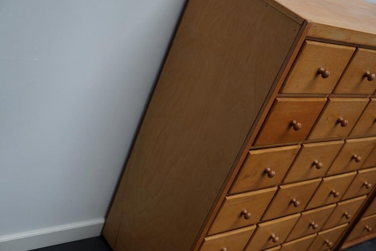 Pair of furniture from a 20th century Dutch apothecary