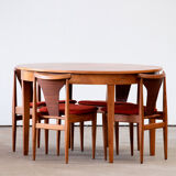 Scandinavian walnut table