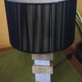 Chrome and cork lamp from the 70s