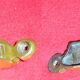 45 Triangular fixing tips for stair mat bar. Bronze, 19th