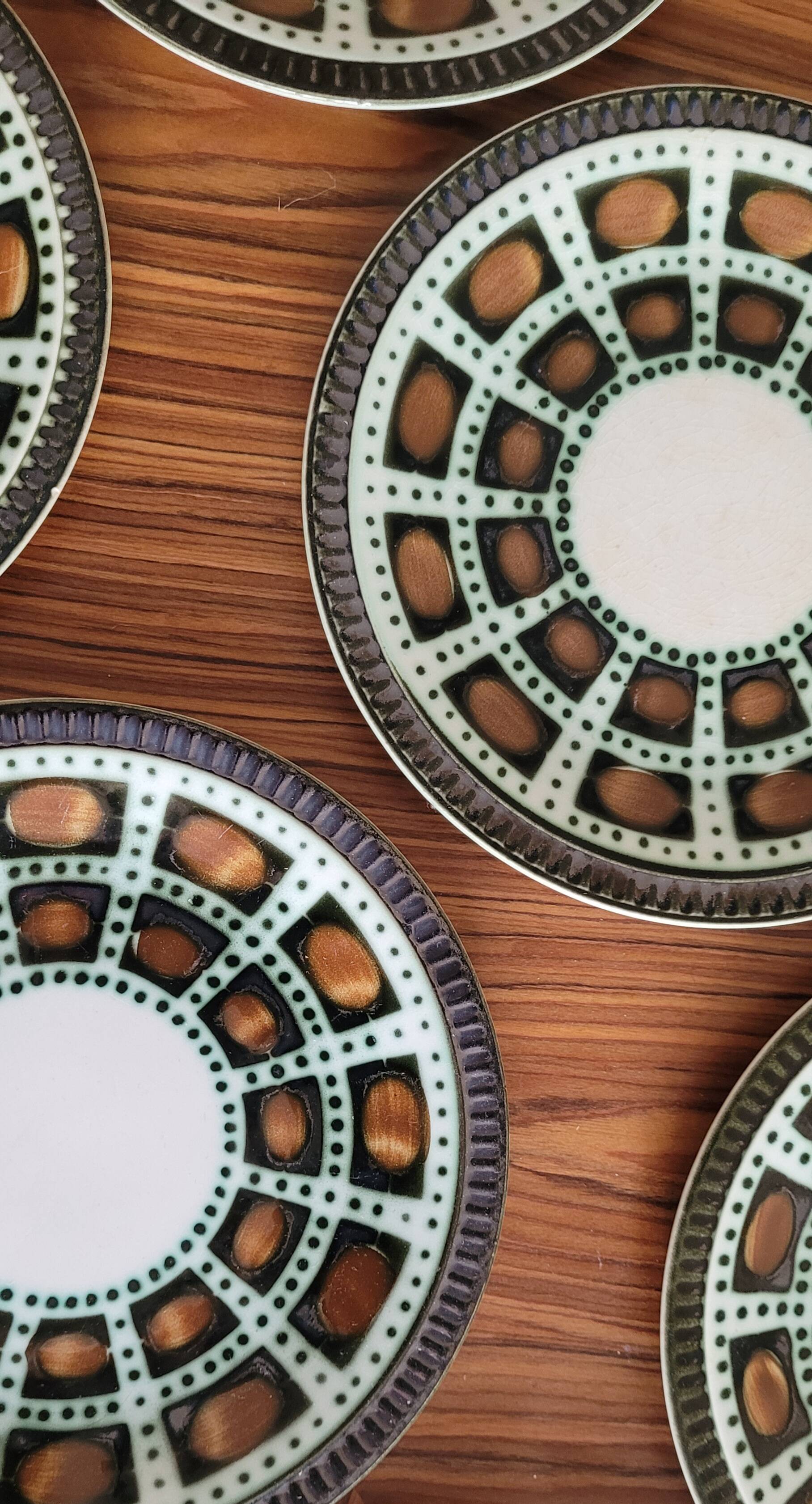 Set 6 assiettes Bernadette Boch