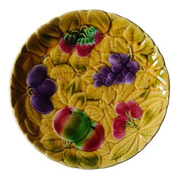 Round dish slurry of fruit Sarreguemines