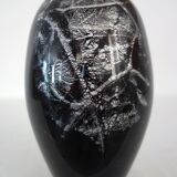 Blown glass vase by Raymond Branlé, Biot, France