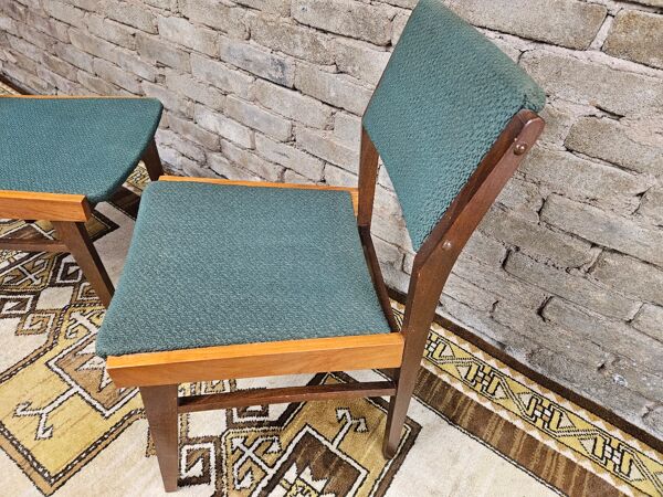 Paire de chaises scandinaves en teck 1960