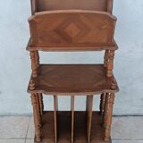 Walnut music cabinet